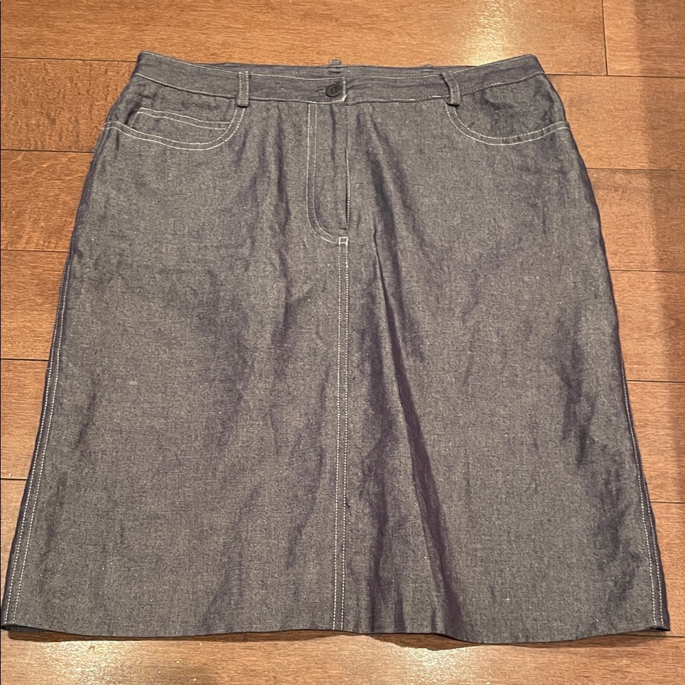 Jones New York Classic Denim Skirt